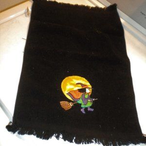 Vintage Halloween Witch JC Penney Hand Towel